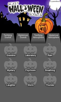 Scary HALLOWEEN Sounds android App screenshot 0