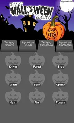 Scary HALLOWEEN Sounds android App screenshot 1